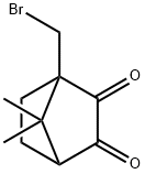 1-Bromomethyl-7,7-dimethyl-bicyclo[2.2.1]heptane-2,3-dione Struktur