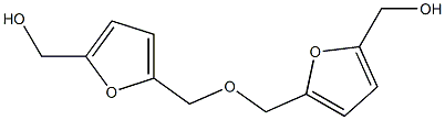 2-Furanmethanol, 5,5'-[oxybis(methylene)]bis- Structure