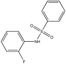 N-(2-fluorophenyl)benzenesulfonamide Struktur