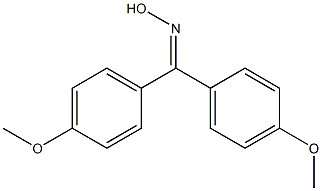 Methanone,bis(4-methoxyphenyl)-, oxime Struktur
