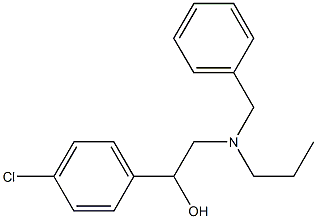 2-(benzyl-propyl-amino)-1-(4-chloro-phenyl)-ethanol