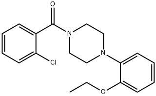 (2-chlorophenyl)-[4-(2-ethoxyphenyl)piperazin-1-yl]methanone Structure