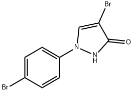 4-bromo-2-(4-bromophenyl)-1H-pyrazol-5-one Structure