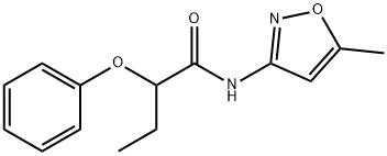 N-(5-methyl-1,2-oxazol-3-yl)-2-phenoxybutanamide Structure