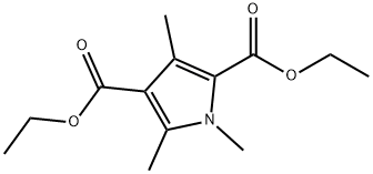 diethyl 1,3,5-trimethyl-1H-pyrrole-2,4-dicarboxylate Structure