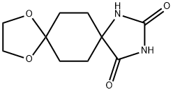 9,12-DIOXA-1,3-DIAZADISPIRO[4.2.4.2]TETRADECANE-2,4-DIONE Structure