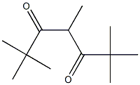 2,2,4,6,6-pentamethylheptane-3,5-dione Struktur
