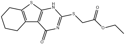 ethyl 2-((4-oxo-3,4,5,6,7,8-hexahydrobenzo[4,5]thieno[2,3-d]pyrimidin-2-yl)thio)acetate|