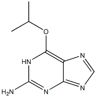 2-氨基-6-异丙氧基嘌呤, 55146-05-9, 结构式