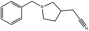 2-(1-苄基吡咯烷-3-基)乙腈,55278-09-6,结构式