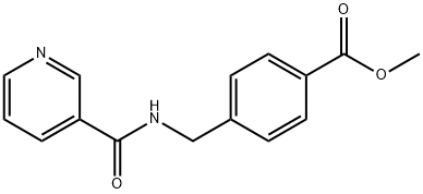 4-(烟酰氨基甲基)苯甲酸甲酯,554407-47-5,结构式