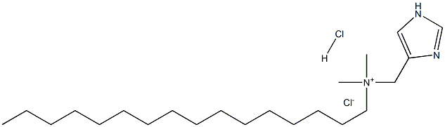 1H-Imidazole-4-methanaminium, N-hexadecyl-N,N-dimethyl-, chloride, monohydrochloride|