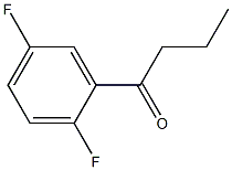 1-(2,5-DIFLUOROPHENYL)BUTAN-1-ONE Struktur