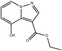 4-羟基吡唑并[1,5-A]吡啶-3-羧酸乙酯,55899-22-4,结构式