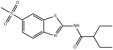 2-ethyl-N-(6-methylsulfonyl-1,3-benzothiazol-2-yl)butanamide|