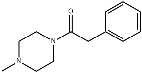 1-methyl-4-(phenylacetyl)piperazine,56230-65-0,结构式