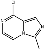 8-CHLORO-3-METHYLIMIDAZO[1,5-A]PYRAZINE Struktur