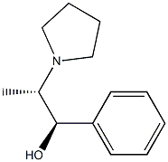 (1R,2S)-1-phenyl-2-pyrrolidin-1-ylpropan-1-ol Structure
