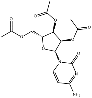 Cytidine, 2',3',5'-triacetate Structure