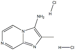 2-Methylimidazo[1,2-a]pyrazin-3-amine dihydrochloride Struktur