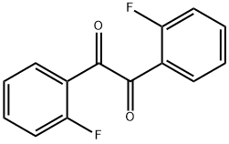 Ethanedione, bis(2-fluorophenyl)- Struktur