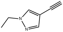 1-乙基-4-乙炔基-1H-吡唑, 573982-81-7, 结构式