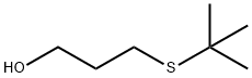 3-(叔丁基硫烷基)丙-1-醇,5755-56-6,结构式