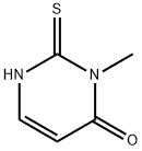 3-甲基-2-硫代-2,3-二氢嘧啶-4(1H)-酮, 576-28-3, 结构式