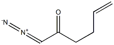 5-Hexen-2-one, 1-diazo- Structure