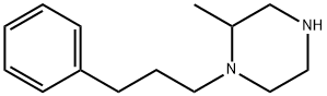 2-methyl-1-(3-phenylpropyl)piperazine Struktur