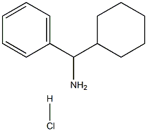 cyclohexyl(phenyl)methanamine hydrochloride 化学構造式