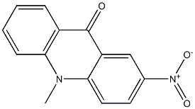 9(10H)-Acridinone, 10-methyl-2-nitro- 结构式