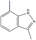 3,7-Dimethyl-1H-indazole,58706-32-4,结构式