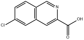 6-Chloroisoquinoline-3-carboxylic acid Struktur