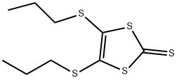 4,5-bis(propylthio)-1,3-dithiole-2-thione Structure
