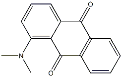 9,10-Anthracenedione, 1-(dimethylamino)- 化学構造式