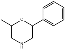 Morpholine, 2-methyl-6-phenyl- Structure