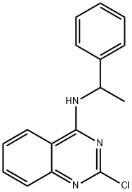 2-chloro-N-(1-phenylethyl)quinazolin-4-amine Structure