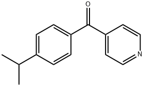 4-(4-异丙基苯甲酰基)吡啶, 59776-91-9, 结构式