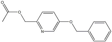 2-Pyridinemethanol, 5-(phenylmethoxy)-, acetate (ester)