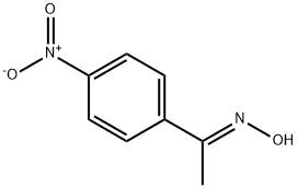 (E)-N-[1-(4-nitrophenyl)ethylidene]hydroxylamine 化学構造式