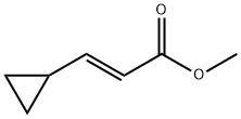 3-シクロプロピルアクリル酸メチル 化学構造式