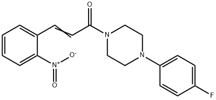 (E)-1-[4-(4-fluorophenyl)piperazin-1-yl]-3-(2-nitrophenyl)prop-2-en-1-one|