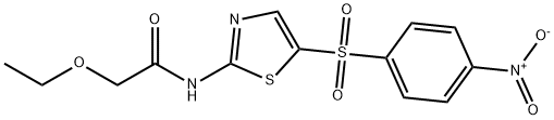 2-ethoxy-N-[5-(4-nitrophenyl)sulfonyl-1,3-thiazol-2-yl]acetamide Structure