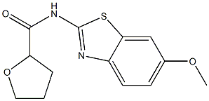 N-(6-methoxy-1,3-benzothiazol-2-yl)oxolane-2-carboxamide,600159-80-6,结构式