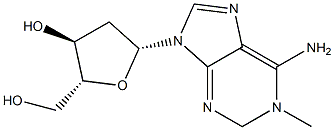 N1-Methyl-2'-deoxyadenosine Struktur