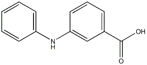 Benzoic acid, 3-(phenylamino)- Struktur