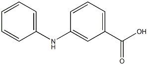 3-(苯氨基)苯甲酸, 6025-56-5, 结构式