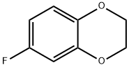 1,4-Benzodioxin, 6-fluoro-2,3-dihydro- Struktur