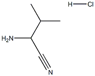 2-amino-3-methylbutanenitrile hydrochloride Structure